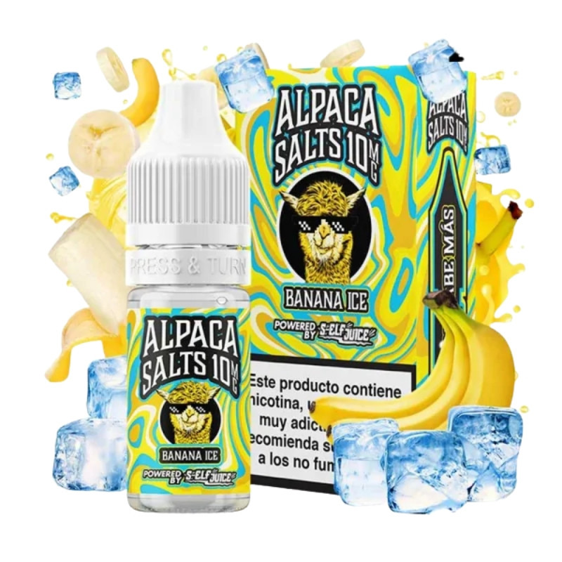 Banana Ice Alpaca Salts 10ml | Sales de Nicotina Platano