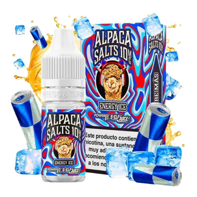 Energy Ice Alpaca Salts 10ml | Sales de Nicotina Bebida Energética
