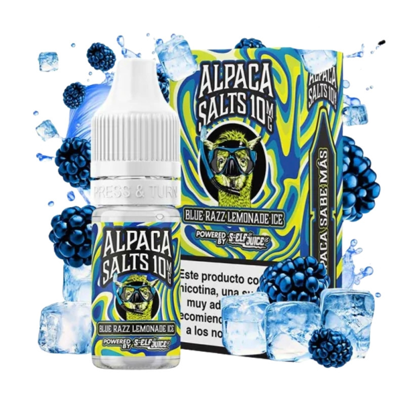 Blue Razz Lemonade Alpaca Salts 10ml | Sales de Nicotina Limonada de Moras