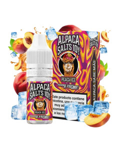 Peach Ice Alpaca Salts 10ml | Sales de Nicotina Peach