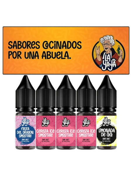 Pack Sales La Yaya Frutales Ice | Cereza, Coco y Dragón