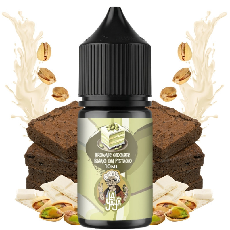 Mini Aroma La Yaya Brownie Chocolate Blanco Pistacho