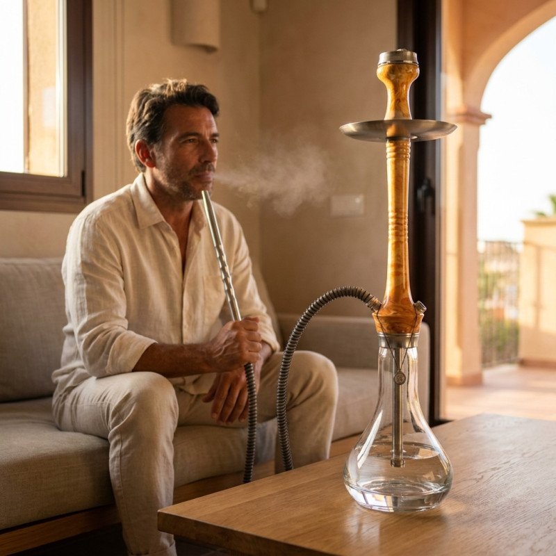 Cachimba Medusa Xia | Resina, Acero Inoxidable y Aluminio