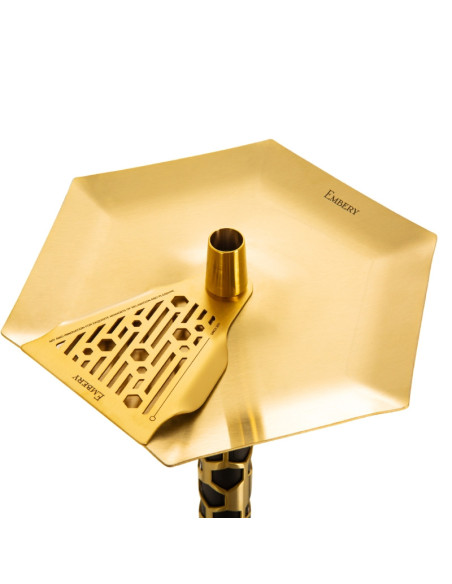 Cachimba Embery Mono H 4.0 Supreme Gold 590mm | Acero Inoxidable Gold