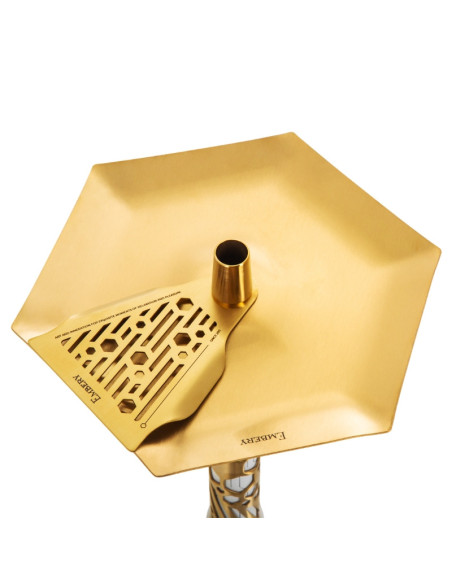 Cachimba Embery Mono H 4.0 Supreme Gold 590mm | Acero Inoxidable Gold