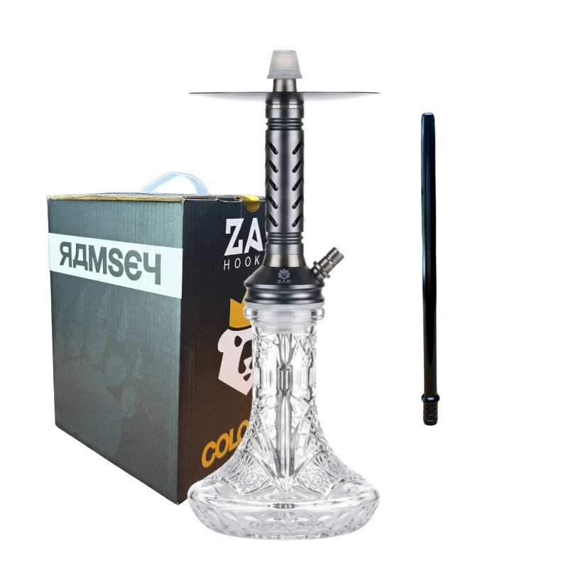 Cachimba Zar Ramsey Acero Inoxidable | Purga Horizontal Premium