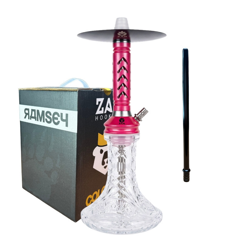Cachimba Zar Ramsey Acero Inoxidable | Purga Horizontal Premium