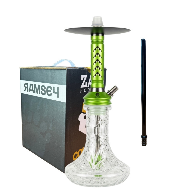 Cachimba Zar Ramsey Acero Inoxidable | Purga Horizontal Premium