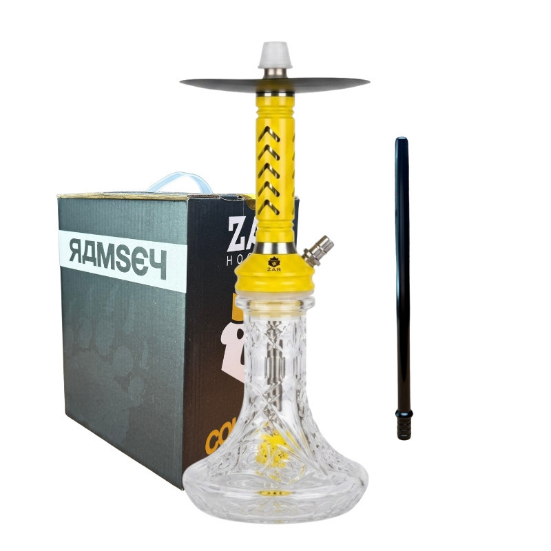 Cachimba Zar Ramsey Acero Inoxidable | Purga Horizontal Premium