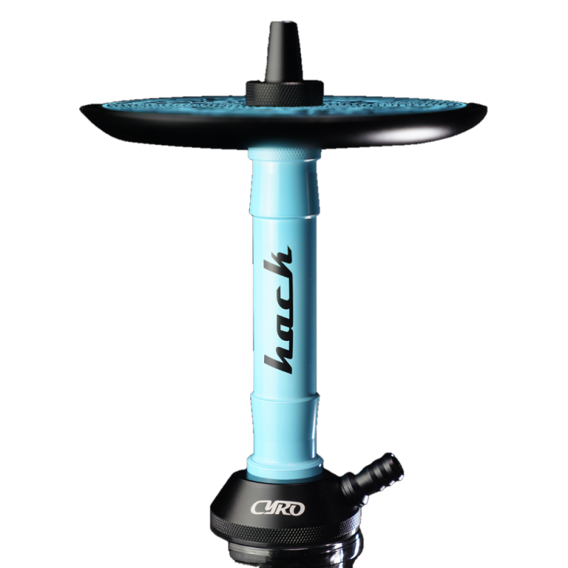Cachimba Cyro Hack: 48 cm, acero inoxidable | Bengala Spain