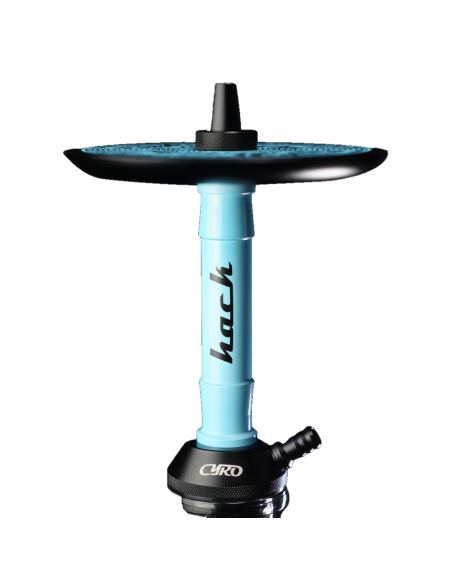 Cachimba Cyro Hack: 48 cm, acero inoxidable | Bengala Spain