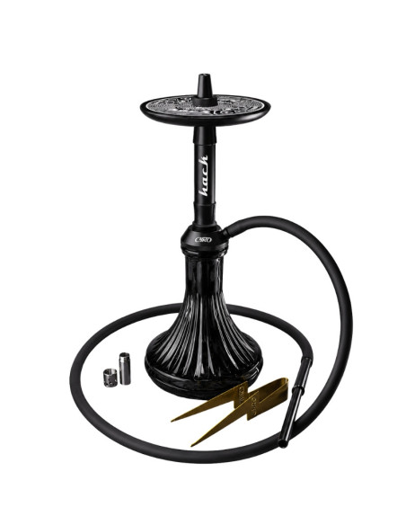 Cachimba Cyro Hack: 48 cm, acero inoxidable | Bengala Spain