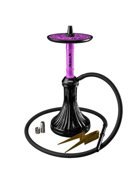 Cachimba Cyro Hack: 48 cm, acero inoxidable | Bengala Spain