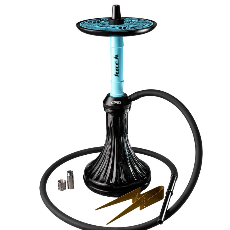 Cachimba Cyro Hack: 48 cm, acero inoxidable | Bengala Spain