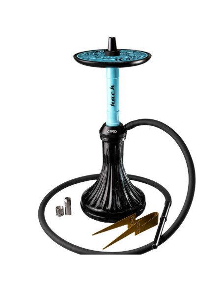 Cachimba Cyro Hack: 48 cm, acero inoxidable | Bengala Spain