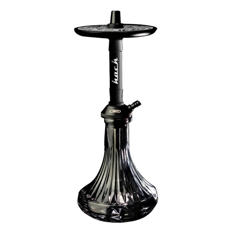 Cachimba Cyro Hack: 48 cm, acero inoxidable | Bengala Spain