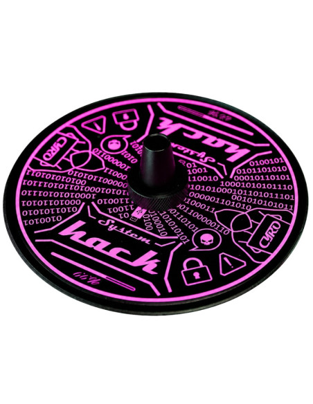 Cachimba Cyro Hack: 48 cm, acero inoxidable | Bengala Spain