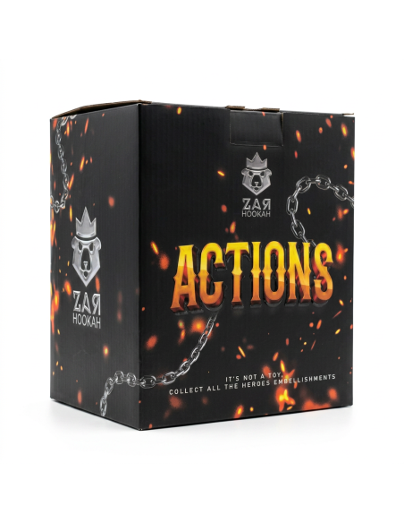 Cachimba Zar Action: 6 colores premium | Bengala Spain