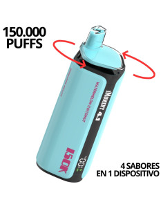 iMoment 4 en 1 150K · Sandía/Fresa/Limón/Piña | Bengala