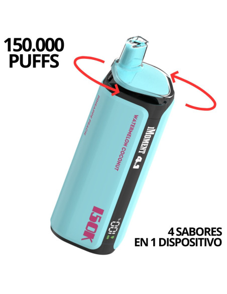 iMoment 4 en 1 150K · Sandía/Fresa/Limón/Piña | Bengala
