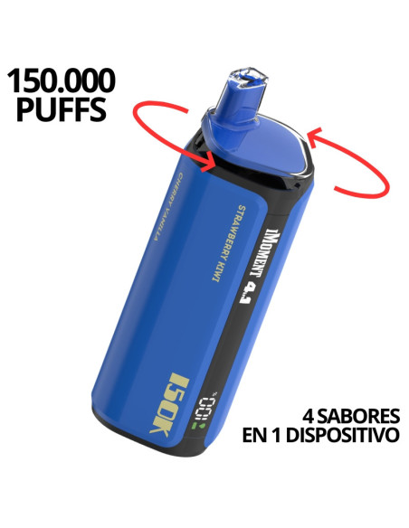 iMoment 4 en 1 150K · Fresa/Sandía/Piña/Cereza | Bengala