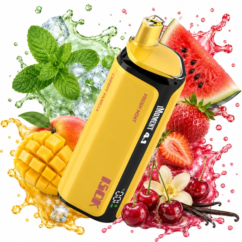 POD DESECHABLE IMOMENT 4 EN 1 (FRESH MINT / STRAWBERRY WATERMELON / MANGO TROPICAL / CHERRY VAINILLA) 120K