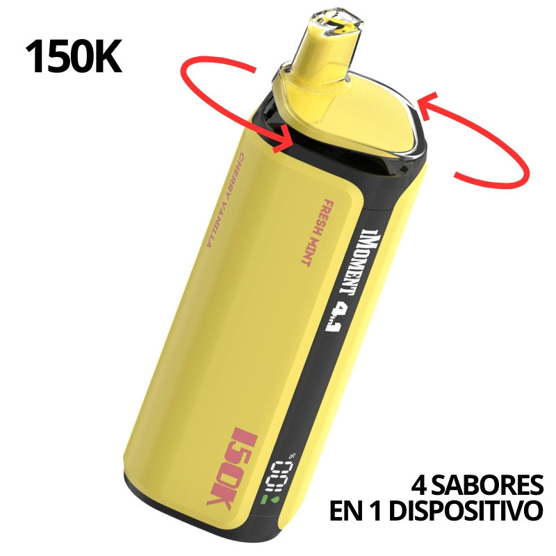 iMoment 4 en 1 150K · Menta/Fresa/Mango/Cereza | Bengala
