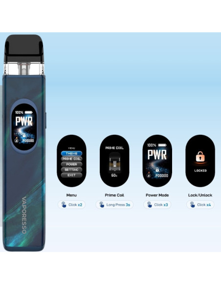 Vaporesso XROS 6: pod con pantalla TFT | Bengala Spain