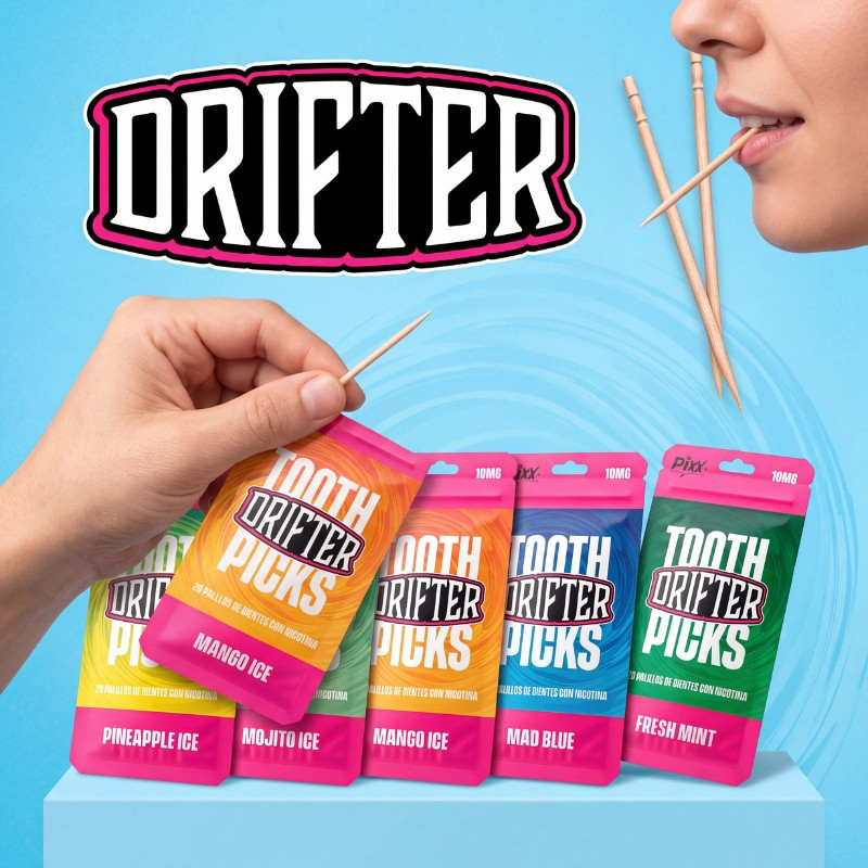Palillos de Nicotina Drifter Pineapple Ice | Bengala Spain