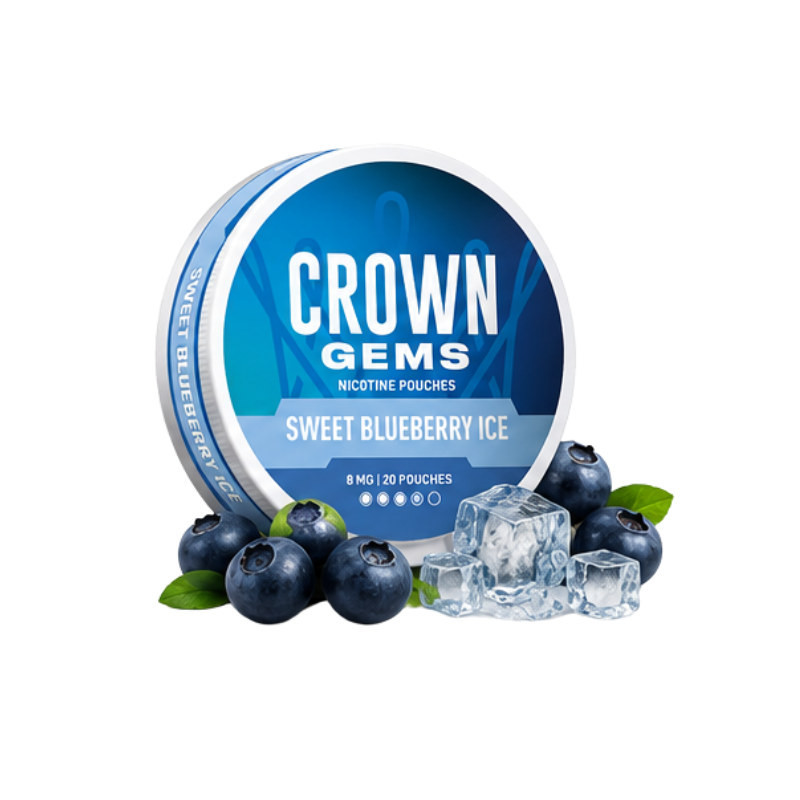 Bolsitas Crown Gems Blueberry Ice 4 y 8 mg | Bengala Spain