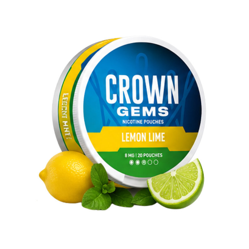 Bolsitas Crown Gems Lemon Lime 4 y 8 mg | Bengala Spain