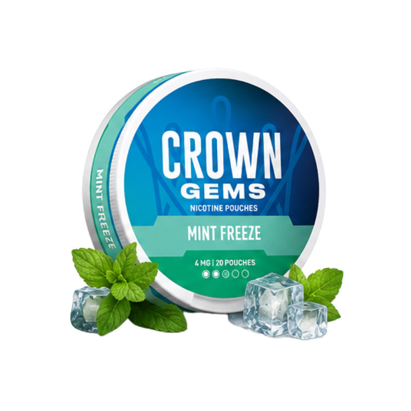 Bolsitas Crown Gems Mint Freeze 4 y 8 mg | Bengala Spain