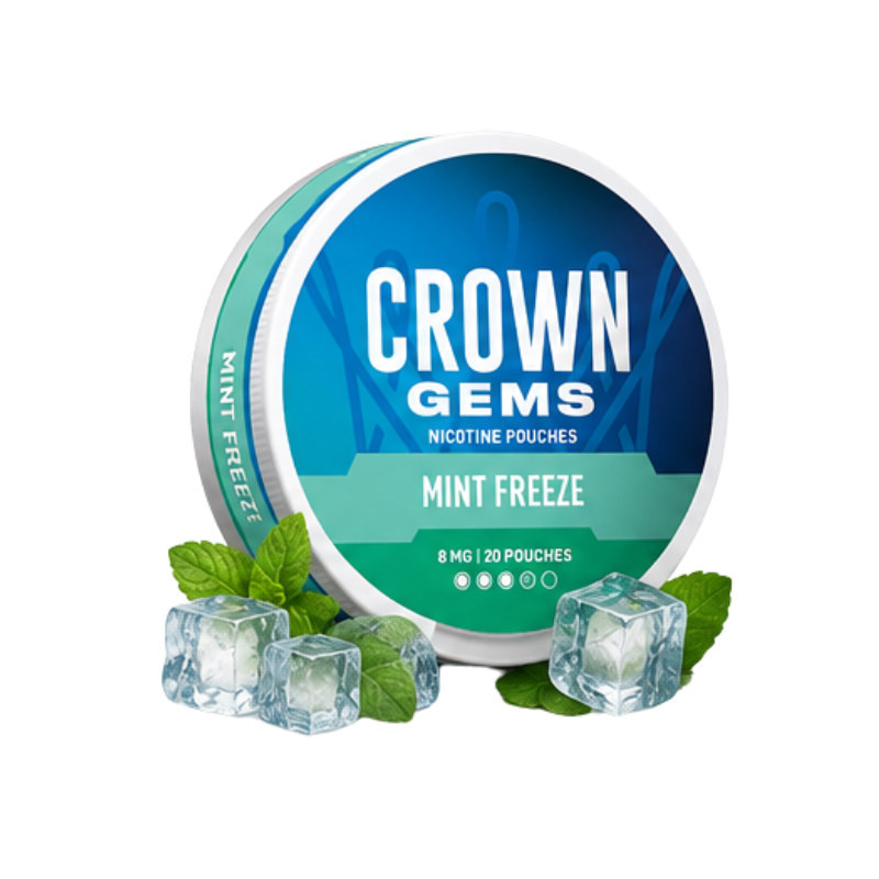 Bolsitas Crown Gems Mint Freeze 4 y 8 mg | Bengala Spain