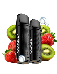 Cartuchos Muss Mármol Pro Strawberry Kiwi · Pack 2 | Bengala