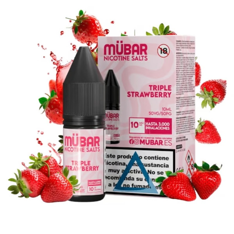Sales Mübar Triple Strawberry 10 ml | Bengala Spain