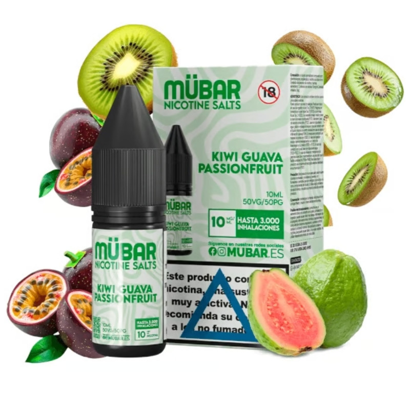 Sales Mübar Kiwi Passion Fruit Guava 10 ml | Bengala Spain