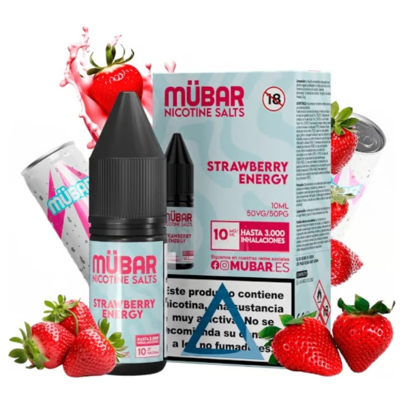 Sales Mübar Strawberry Energy 10 ml | Bengala Spain