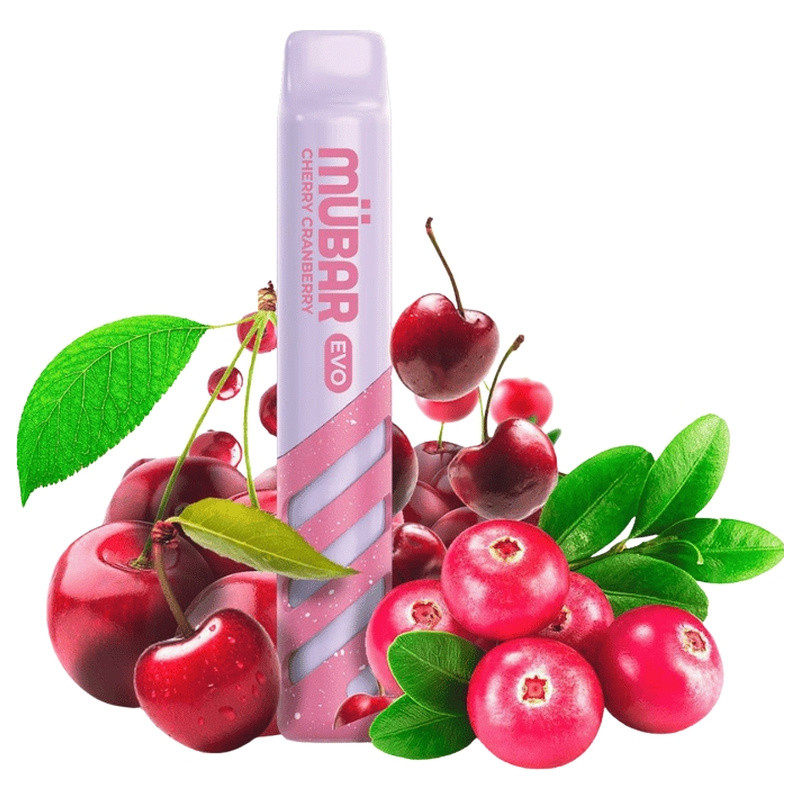 Vaper Mübar EVO 800 Cherry Cranberry | Bengala Spain