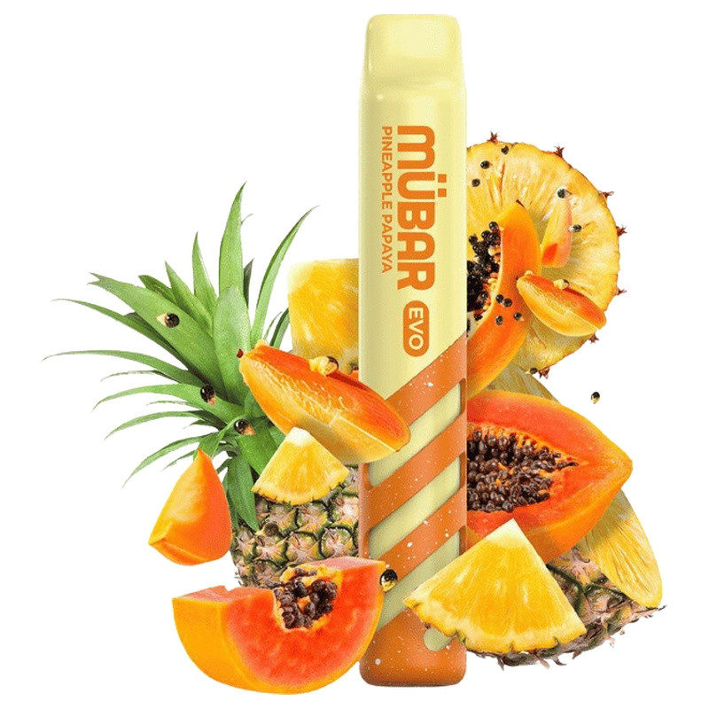 Vaper Mübar EVO 800 Pineapple Papaya | Bengala Spain