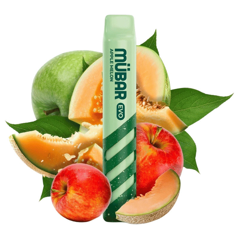 Vaper Mübar EVO 800 Apple Melon | Bengala Spain