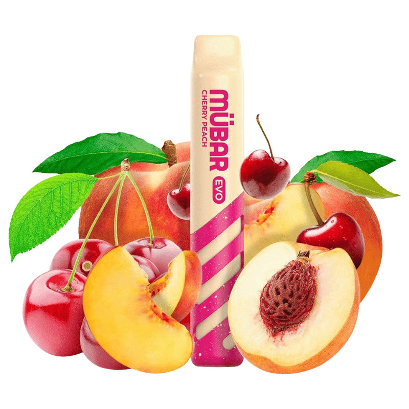 Vaper Mübar EVO 800 Cherry Peach | Bengala Spain