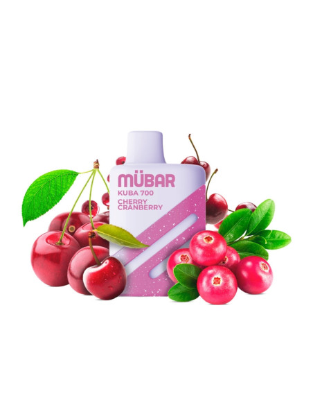 CAJA POD DESECHABLE MUBAR KUBA 700 10UD - CHERRY CRANBERRY
