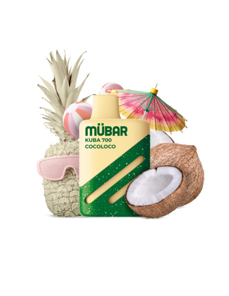 CAJA POD DESECHABLE MUBAR KUBA 700 10UD - COCOLOCO
