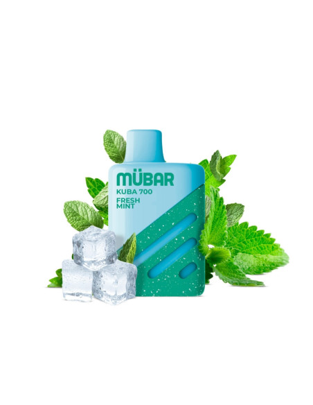 CAJA POD DESECHABLE MUBAR KUBA 700 10UD - FRESH MINT