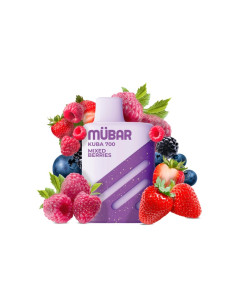 CAJA POD DESECHABLE MUBAR KUBA 700 10UD - MIXED BERRIES 2