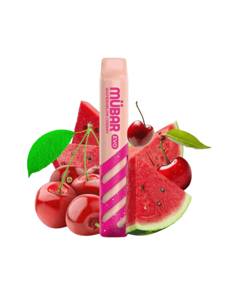 CAJA POD DESECHABLE MUBAR EVO 800 10UD - WATERMELON CHERRY