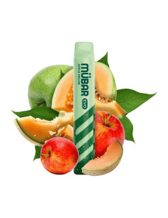 CAJA POD DESECHABLE MUBAR EVO 800 10UD - APPLE MELON 2