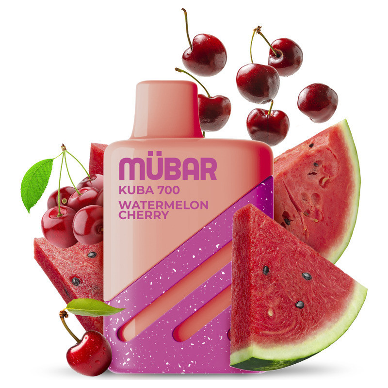 Vaper Mübar Kuba 700 Watermelon Cherry | Bengala Spain