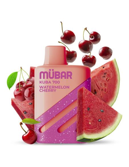 Vaper Mübar Kuba 700 Watermelon Cherry | Bengala Spain