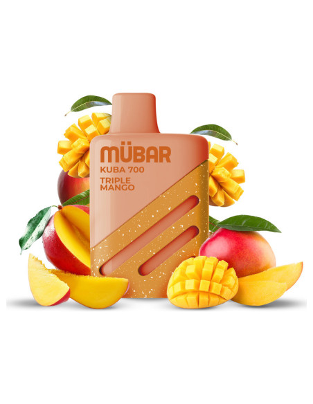 Vaper Mübar Kuba 700 Triple Mango | Bengala Spain